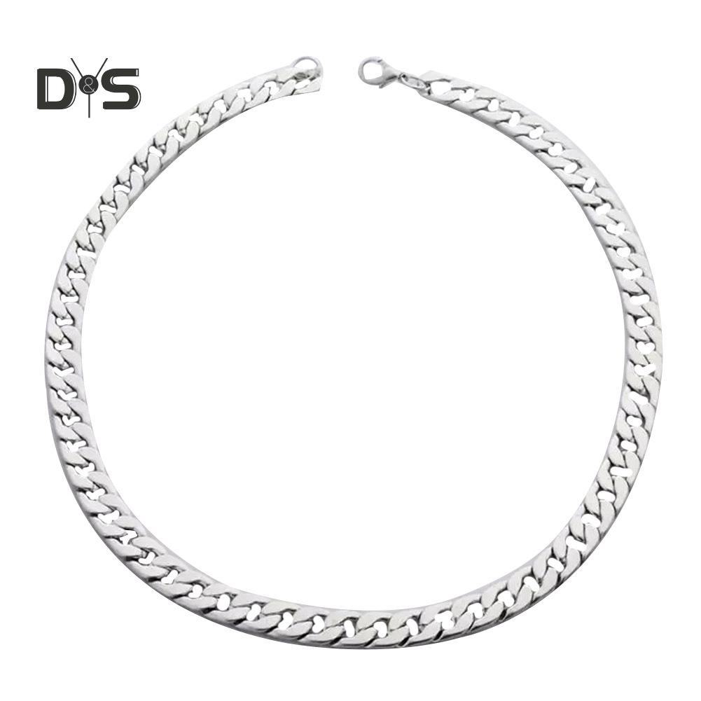 Superway Fashion Twist Oblate Wide Chain Halskjede Party Smykker Bursdag