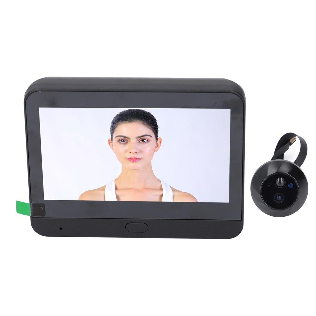 Wireless Video Doorbell Intercom System 1080P 4.3 Inch Color Screen 120 Degree Wide Angle Smart WiFi Video Doorbell
