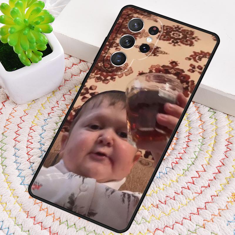 Cute Funny Hasbulla 18 Phone Case for Samsung Galaxy note 10 pro S26 Ultra S23 S24 FE S25 S21 S22 PLUS shockproof Cove