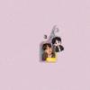 7pcs BTS Character + Cartoon Double Keychain, Laser-framed Pendant, Celebrity Merchandise Support Charm, ARMY Exclusive Merchandise