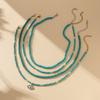 Style Ins Chic Turquoise Beaded Necklace For Women With Highend Aesthetic Appeal