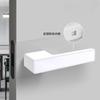 European One-word Handle Door Lock Hidden Keyhole Suitable for Bedroom Study Magnetic Silent Door Lock Minimalist Ecology