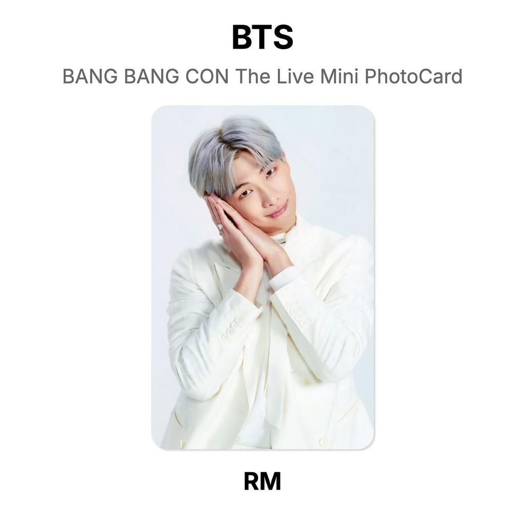 BTS BANG BANG CON The Live Mini PhotoCard Official Photocard