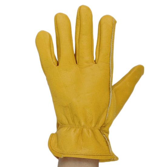 1 Pair Faux Leather Working Gloves Anti-slip Waterproof Thick Men Women Hand Protector Protection Housework Yardwork Outdoor Gardening Gloves