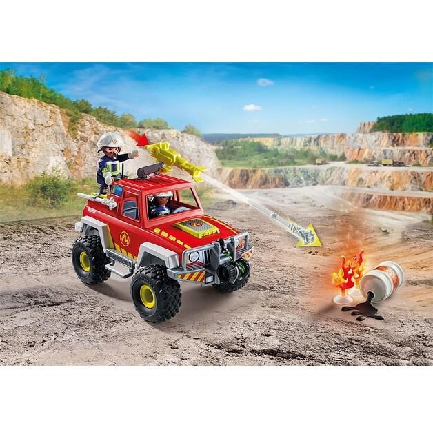 Конструктор пластиковый Playmobil Пожарная машина 71824