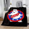 Coperta Stampata Cartoon G-Ghostbusters Calde Coperte in Flanella Morbide e Confortevoli Coperta da Casa Viaggio Fodere per Letto Regalo di Compleanno