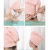 10Pcs Quick Dry Hair Quick Drying Microfiber Towels Bathroom Bathroom Accessories Nursing Cap With Buckle Sauna Spa Towel Bath