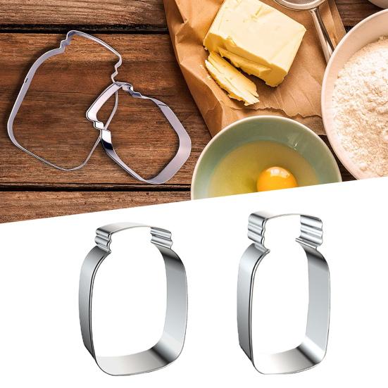 Formička na sušenky Jemná DIY Nerezová ocel Tvar lahve Vykrajovátko na pečení sušenek na párty