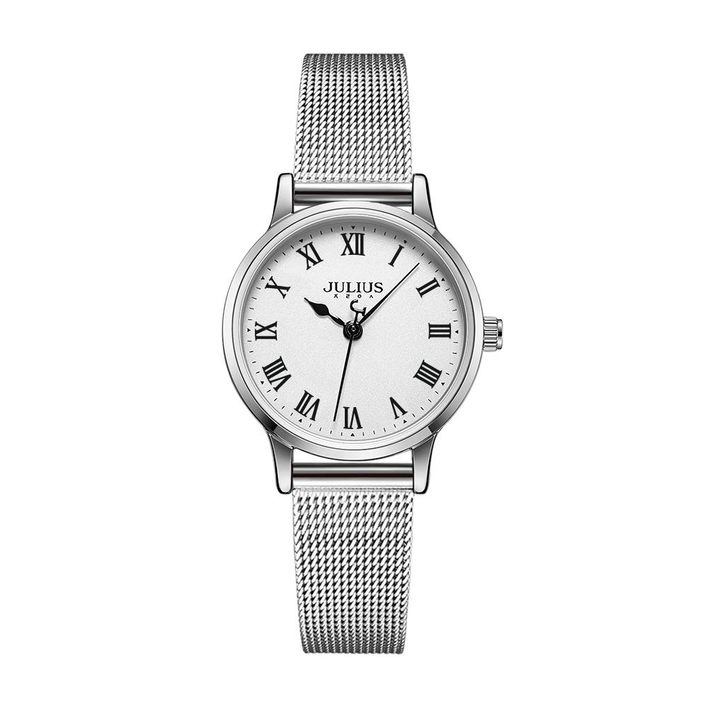 Jyullieoseu Ja-1234 Women'S Round Mesh Band Wristwatch
