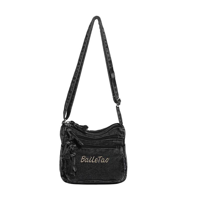 Umhängetasche, Trendig und Modisch, Lässiger Stil, Retro-Einschultertasche, Freizeit-Tasche