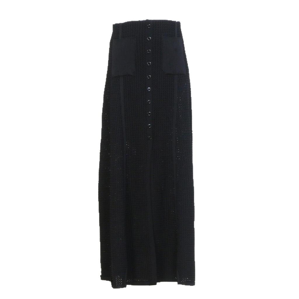 2025 Spring/Summer Women's French Chic Knitted Slimming Vest & Midi A-line Skirt Set.