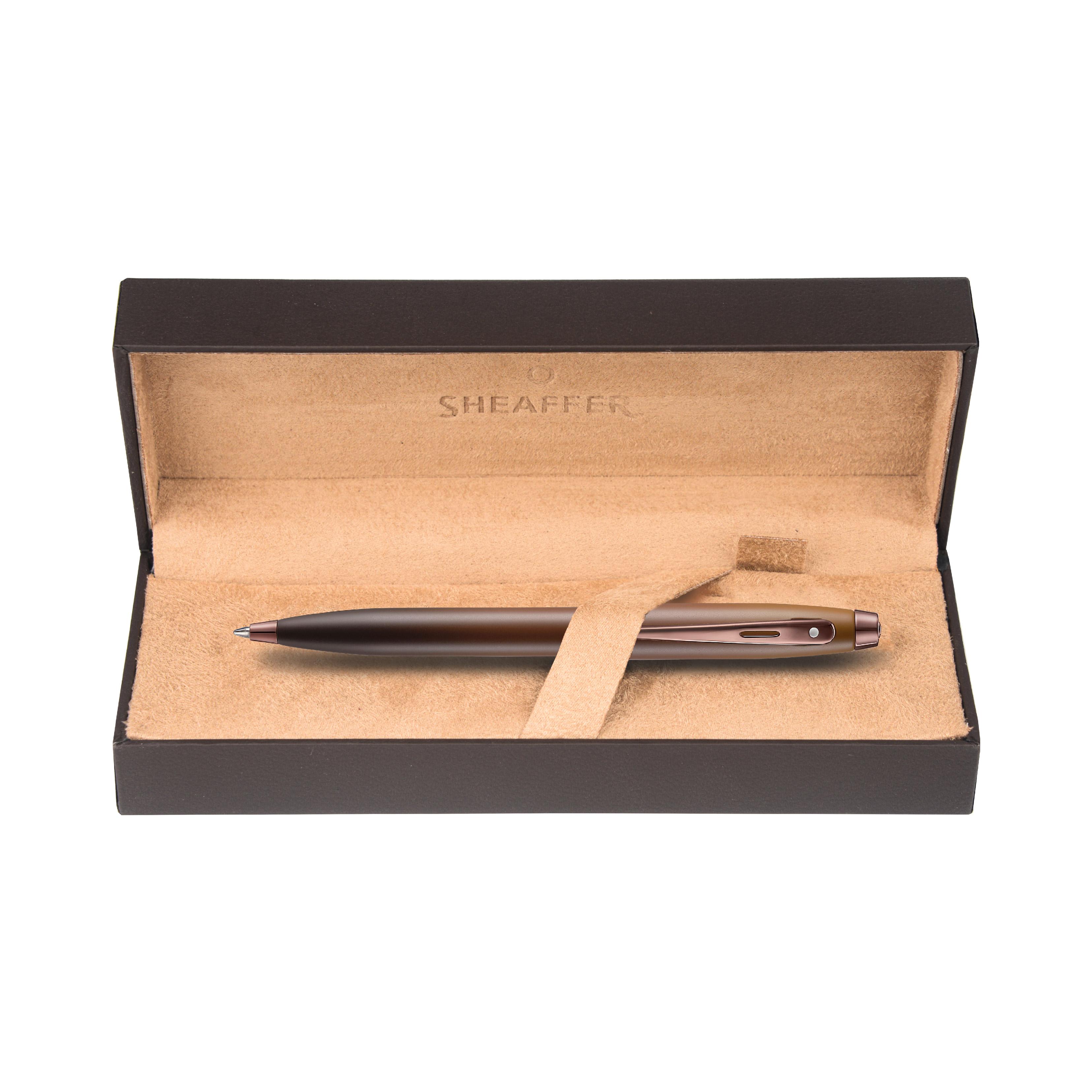 Sheaffer 2024 Limited Edition 100 Series Coffee Gradient Color Fountain Pen Signature Pen Ball Pen Business Writing Gift F (0.5mm)