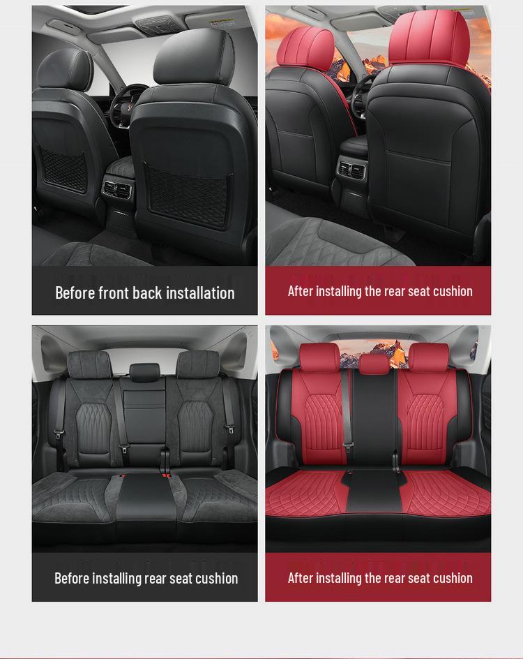 Custom All-Season Seat Cushion for Hongqi HS5 - Full Surround, Five-Seater Interior Cover