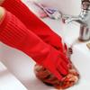 38cm Latex Lange Handschoenen Aquarium Vis Tank Industriële Dikke Beschermende Handschoenen Waterdichte Rubber Afwas Handschoenen Keuken