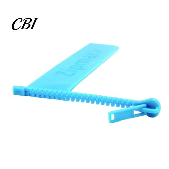 Portable Book Marker Long Zipper Bookmark for Thick Book, Plastic 3D Page Reading Men & Women, Accessory