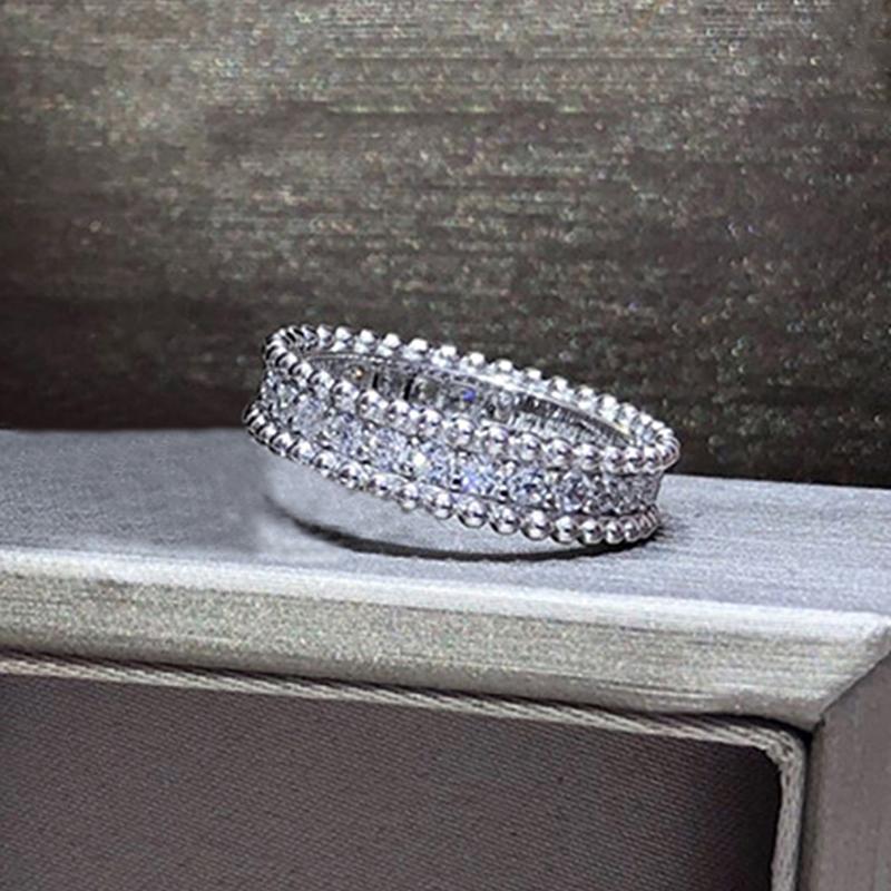

Huitan Color/Gold Color Lady Rings Inlaid Sparkling Shiny CZ for Wedding Party Daily Versatile Trendy Accessories Jewelry 10