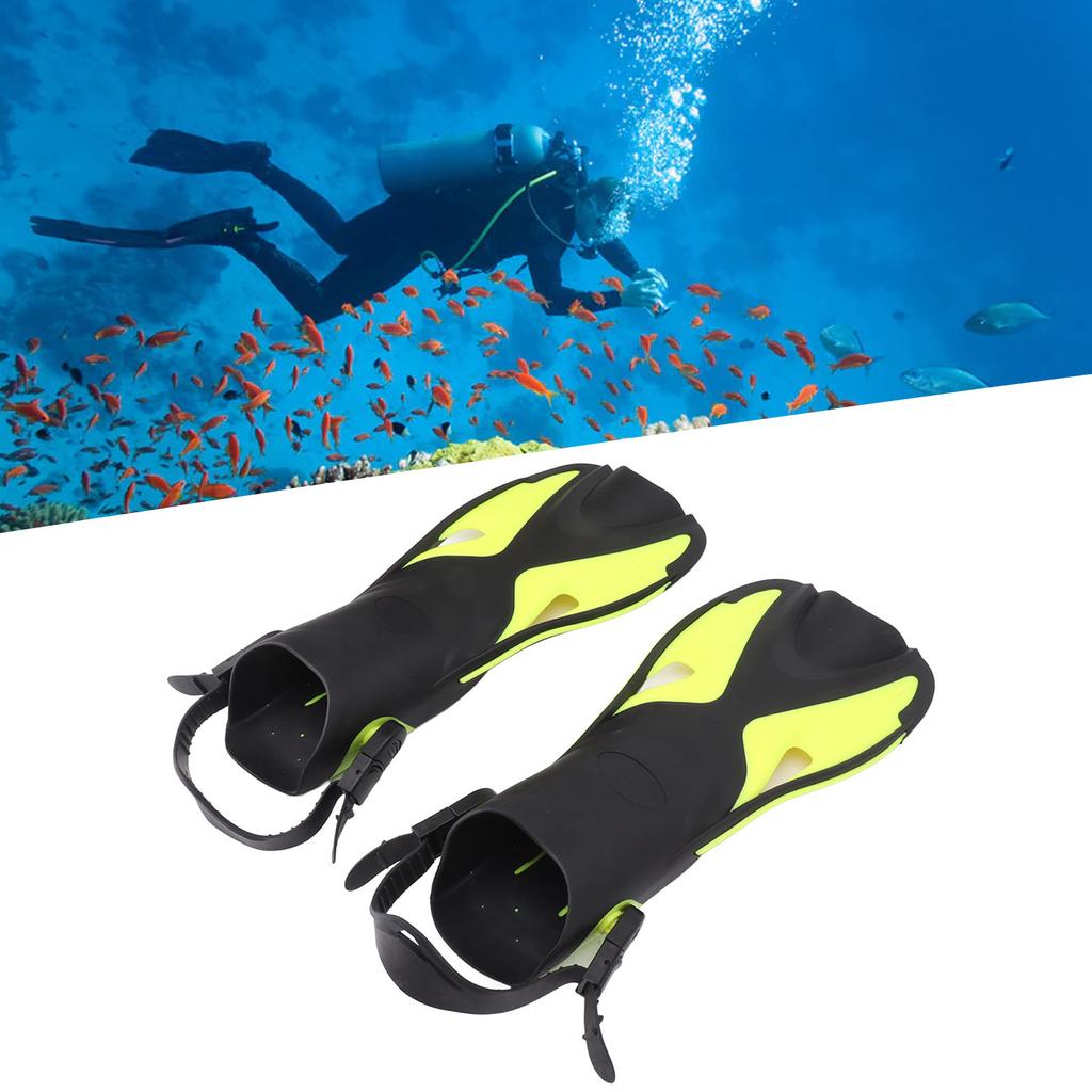 1 Pair Swimming Fins PP and   Comfortable To Wear Lightweight Anti Slip Diving Fins for Men Women