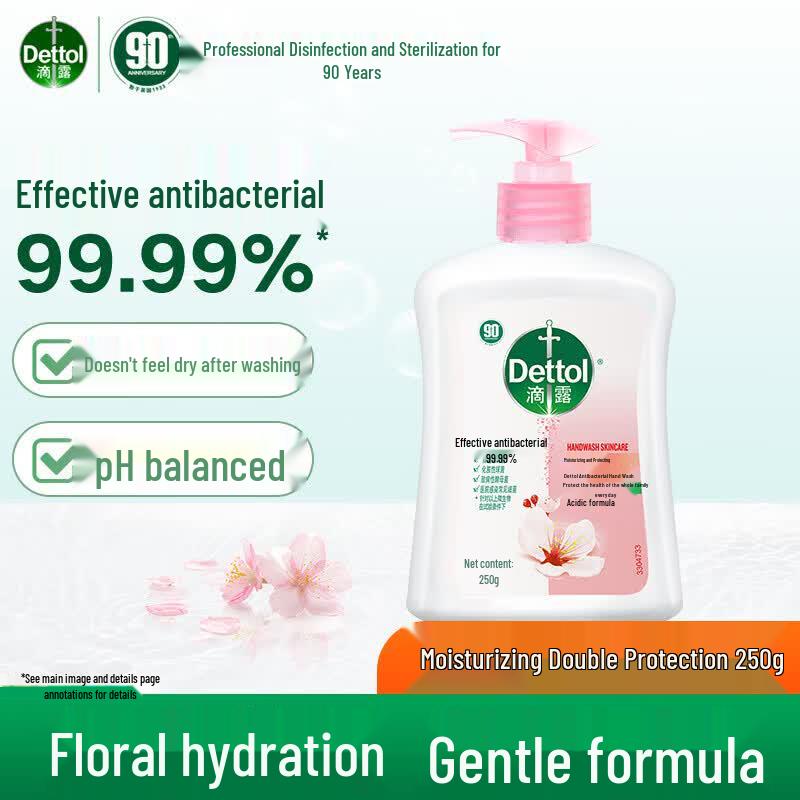 

Dettol Увлажняющее антибактериальное жидкое мыло для рук