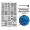 Flower Pattern Nail Art Plate Clear Textures Nail Stamping Plate Manicure Template  for Nail Salon