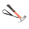 Claw Hammer ABS Rubber Iron Multifunctional Nailing Hammer with Hawkbill Curved Hook for Outdoor Camping Hiking