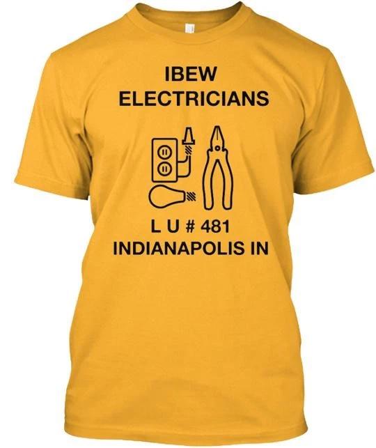 IBEW LOCAL # 481 Tee T-Shirt Made in the USA Size S to 5XL 2XL