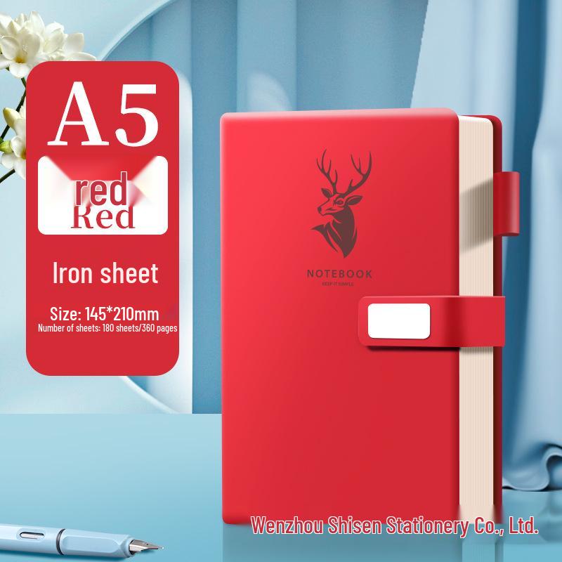 A5 Business Schnallen Notizbuch Set: Benutzerdefinierter Verdickter Notizblock mit Geschenkbox für Büromeetings