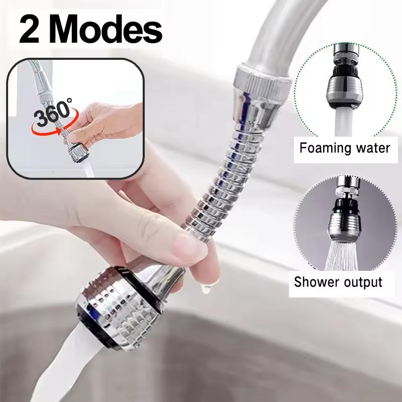 360° Adjustment Kitchen Faucet Accessories Faucet Extender Splash Proof Faucet Extender Save Bathroom Sink Kitchen Spout