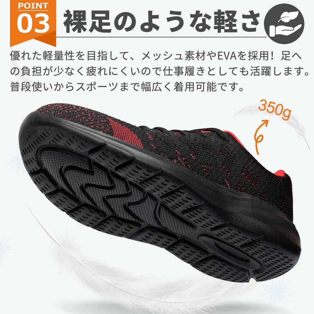 SOARHOPE Work Shoes for Men and Safety Shoes with Nail Toe Construction Site Work Abrasion Resin Toe Breathable Women, Stylish, Slip-Resistant