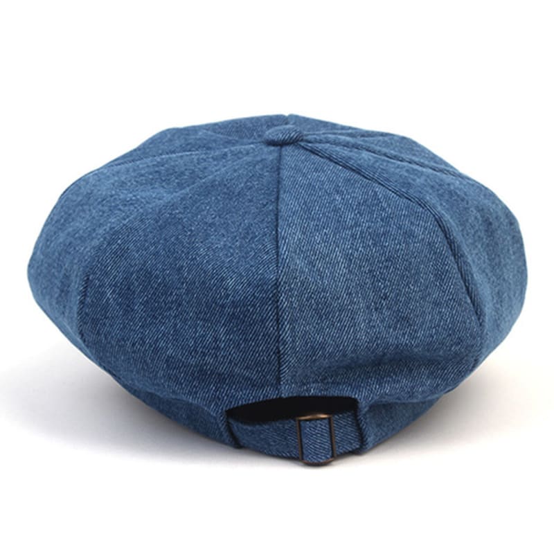 Universal chemistry Denim Belted Newsboycap