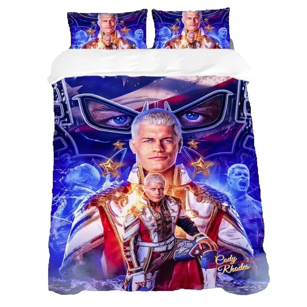 Cody Rhodes Sängkläder Set, American Nightmare Cody Rhodes Påslakan Örngott Vuxen Pojke Flicka Sovrumsdekoration Barngåva