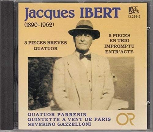 

CD IBERT - 3 Pieces Breves, Quatuor A Cordes, 203462 Non Japan Classical Used