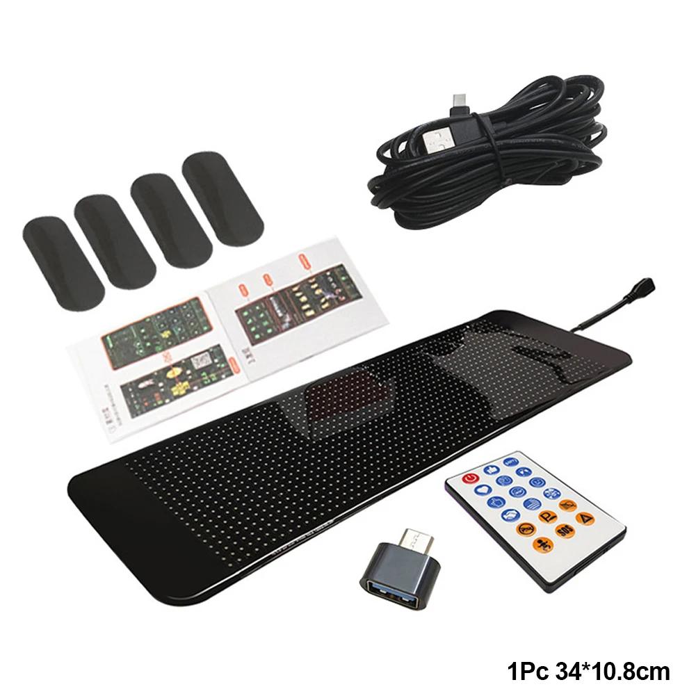 Demon Eyes Car Soft LED Screen Pixel Panel Light DIY Programmable Flexible Decoraive Light For Car Truck Board Windshield