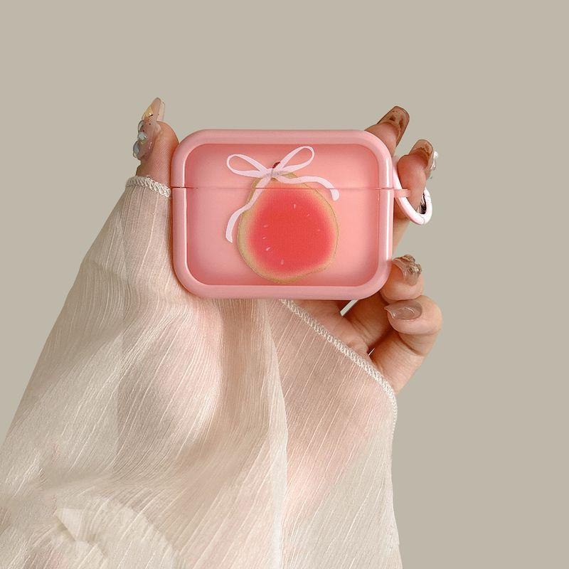 2 Generation Yellow 3 Generation Silicone Pro Fruit Pattern Cute Minimalist Young Adult Airpodspro Second Generation Drop-Resistant New Arrival Soft