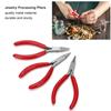3pcs Mini Needle Nose Flat Round Pliers Wire Cutting Tool Jewelry Processing Pliers