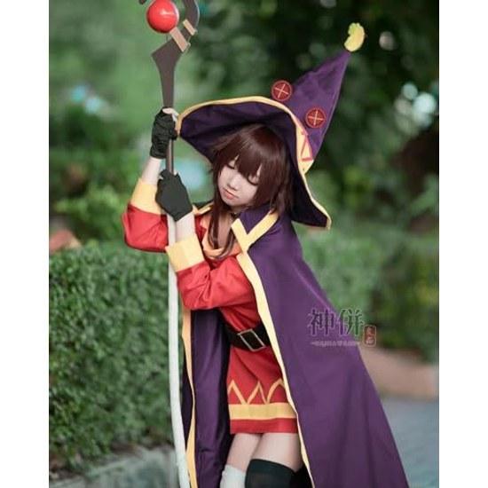 Shinpei Ryohin Konosuba Cosplay Wig Megumin Kazuma Aqua Costume Adult Anime Halloween Christmas Event