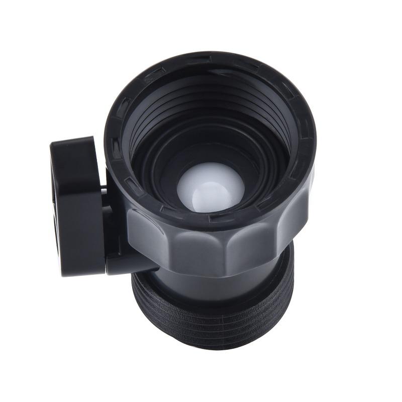 1pc 3/4GHT Garden Hose Threaded Joint Plastic Ball Valve Water Flow Control Switch Gardening Accessories