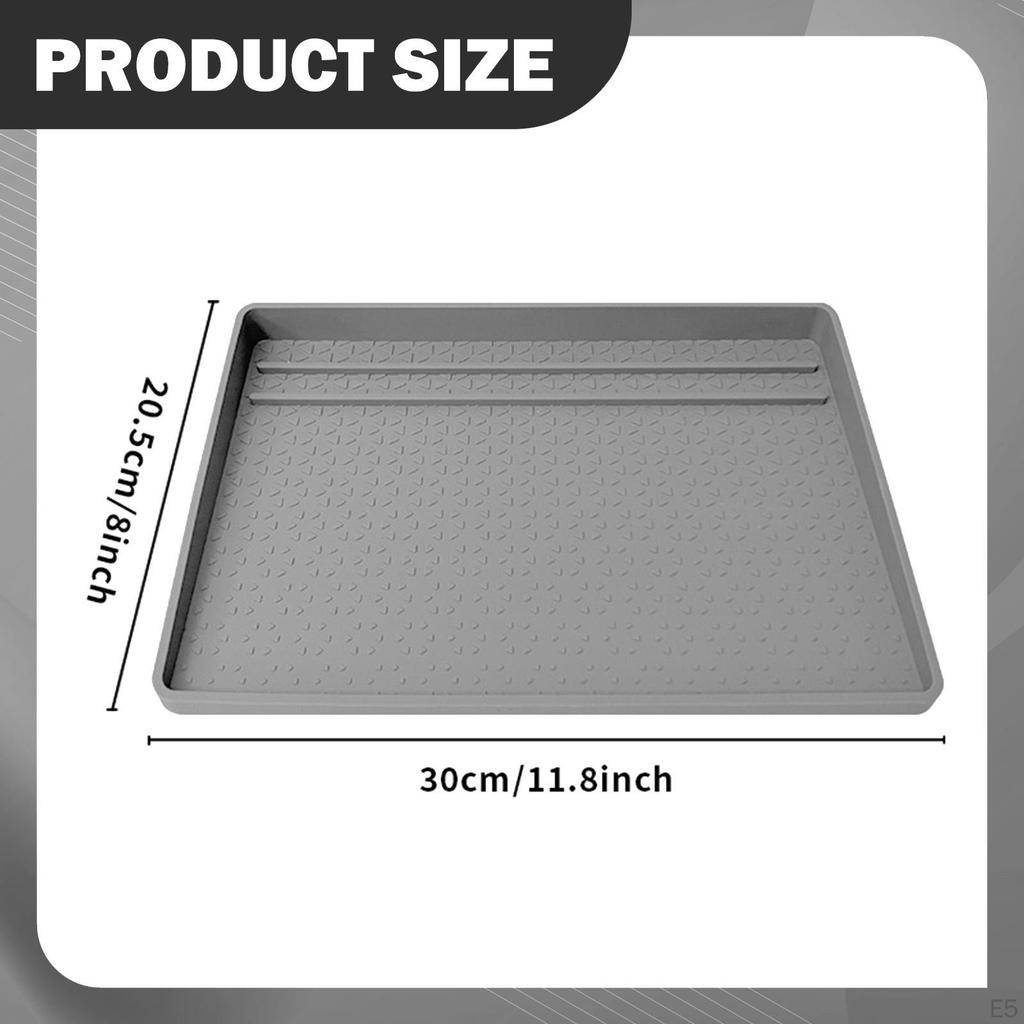 Coffee Machine Mat Silicone Maker Pad Heat Resistant Bar Reusable Table Soft Non Slip