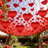 Romantic Valentine's Day Love Pulling DIY Decorations Heart String Garland Party Supplies Wedding