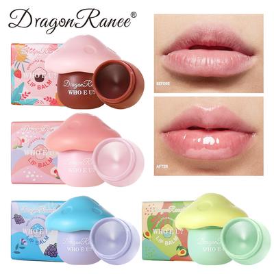 Pflegender Pilz-Lippenbalsam für Frauen Nährstoffreicher rosa Lippenbalsam Lippengelee Pilz Niedlich Farbig Fruchtiger Lippenbalsam