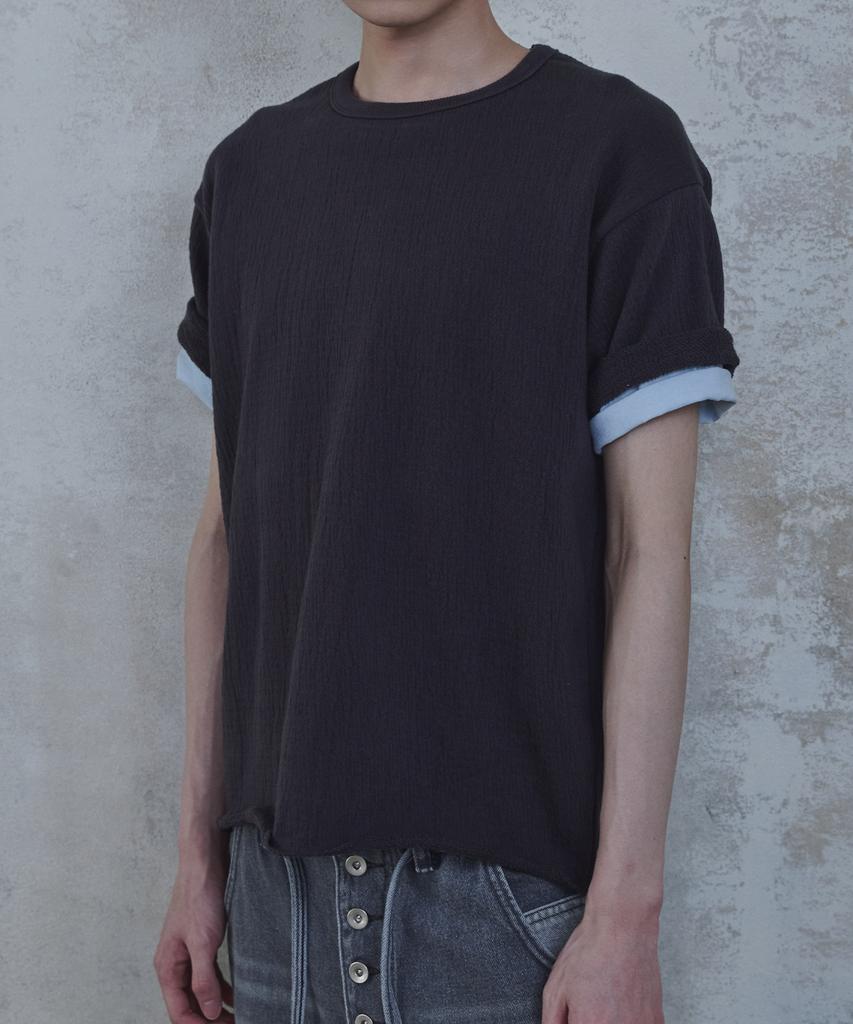 PARADIGMFILM [Ep.02] Double Sleeve T-Shirt (Charcoal)
