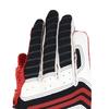 Marucci Buzun Batting X Gloves, Ambidextrous, Men's MBGFZNP-W/BK/R (White Black/L)