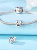Copper Plated Original Charms Cute Cat Paw Pet Beads Fit Bracelet Women'S Jewelry Gift