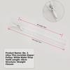 Teardrop Slider Mesh Tape Zipper Transparent Mesh Fishnet Zipper Close End Zipper  Fashion Design