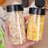 Portable Seasoning Jar Plastic Salt Cellar Simple Condiment Storage Bottle  Kitchen