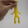 3D Printed Banana Figurine with Articulated Legs Movable Joints Banana Fidget Toy Cartoon Fruit Desktop Decoration Ornament