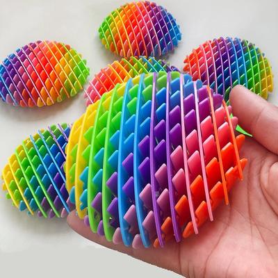 Fidget červ hračka roztažitelná elastická síťka hračky pro úlevu od stresu pro děti a dospělé 3D teleskopické dekompresní senzorické hračky party dárky