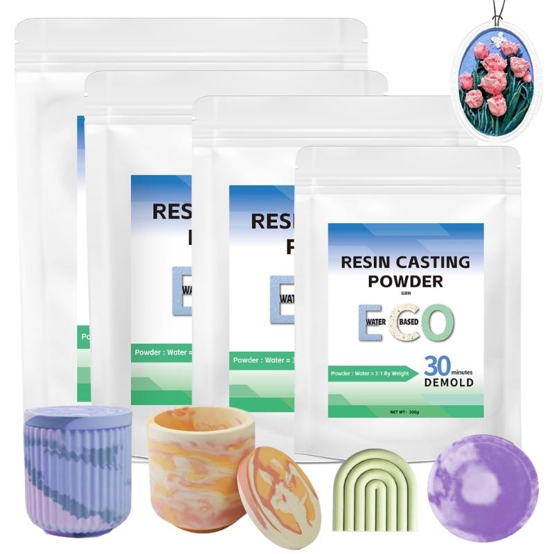 300/500/1000/2000g Polvere per Colata in Resina per Modellismo Resina Gessi Ceramici Gessi per Resina Polvere