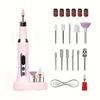 Cordless Electric Nail Drill – Includes Bits & Sanding Bands, for Acrylic and Gel Nails; Ideal for Buffing, Polishing, and Trimming Less