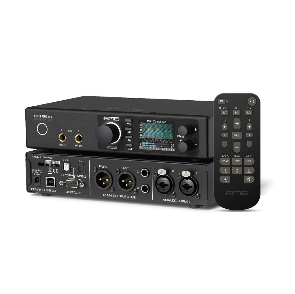 RME Pro FS R Black Edition Converter ADI-2 AD/DA [3-Year Warranty]