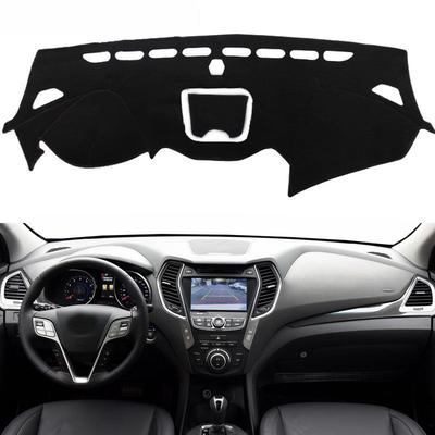 Para Hyundai IX45 Santa Fe Sport 2013-2018 Estilo de Coche Alfombrilla para Salpicadero Cubierta de Salpicadero Alfombrilla Alfombra Alfombrilla para Salpicadero Parasol Alfombra Accesorios